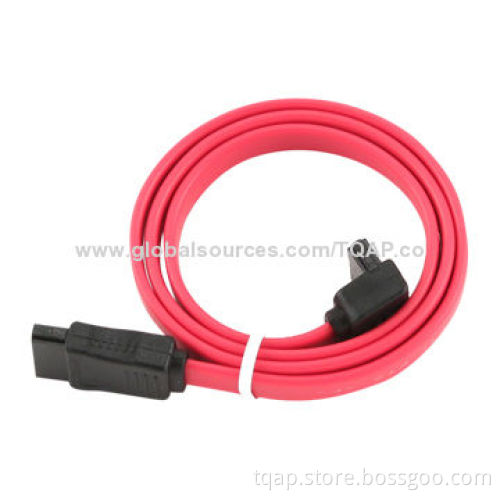 Serial ATA III 50cm data cable with 90° bent connector